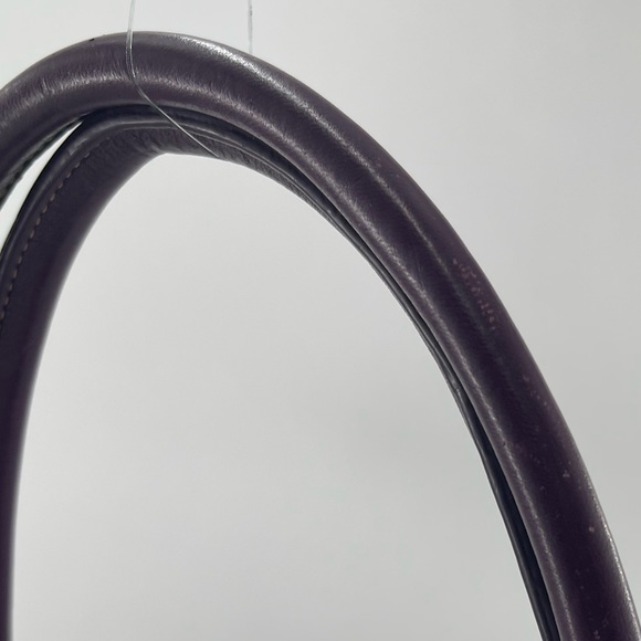 BARR + BARR Purple Leather Shoulder Bag LIKE NEW - Picture 8 of 17